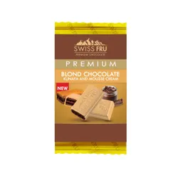 Swiss Fru - Blond Chocolate W/Kunafa W/Mousse Choco - 160G