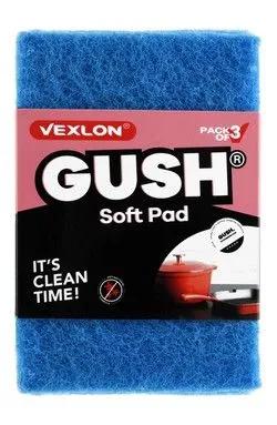 Vexlon Gush Antibacterial Blue Soft Cleaning Pads