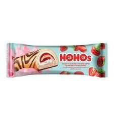 Hohos - King Rolled Cake Filled W/ Strawberry Jelly+Cream - 1Pc