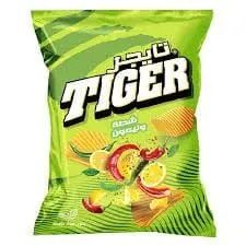 Tiger - Potato Chips W/ Chili And Lemon - 53-63G