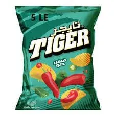Tiger - Potato Chips W/ Sweet Chilli - 53-63G