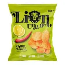Lion - Zigz Potato Chips W/ Chili & Lemon - 55-65G