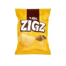 Lion - Zigz Potato Chips W/ Spices - 55-65G