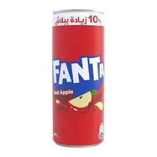 Fanta - Fanta Red Apple Carbonated Drink 10% Free - 355Ml