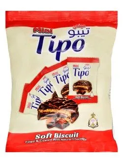 Tipo Mini Soft Biscuits Filled & Coated With Natural Chocolate
