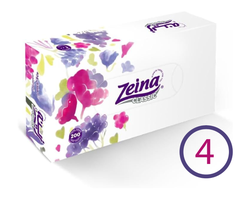 Zeina Facial Tissues- 4 Pieces