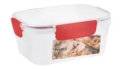 M-Design Clear 1.1L Plastic Food Container With Lid - Bpa Free - 1 Pcs