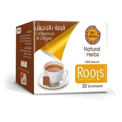 Roots Cinnamon And Ginger Natural Herbs - 20 Packet
