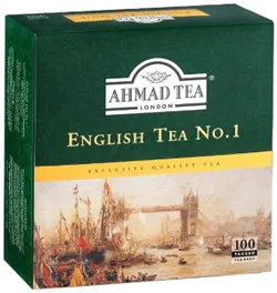 Ahmad Tea English Tea Bags No.1 - 100 Per Pack