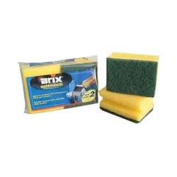 Arix Splendelli Yellow & Green Heavy Duty Sponge Scourers