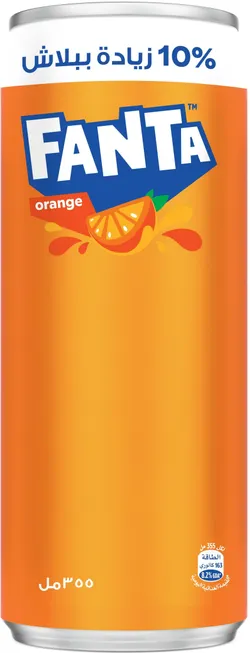 Fanta - Carbonated Drink W/Orange - 355Ml