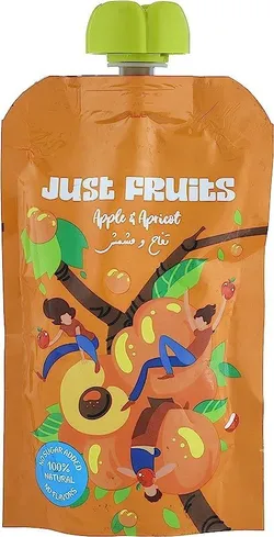 Just Fruits Apple And Apricot Baby Food - 110G
