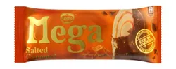 Mega Chocolate Coated Salted Caramel Ice Cream Stick With Almonds