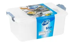 Migo's Gray Handles Plastic Food Storage Boxes With Lids - 4 Per Pack