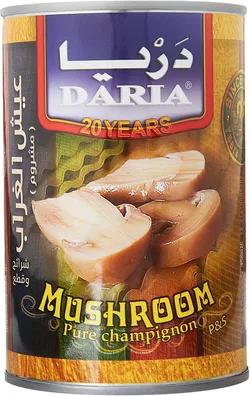 Daria Sliced Mushroom- 425 Gm