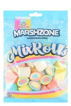 Magical Marshzone Mix Rolls Marshmallows - Gluten Free, Pig Derivatives Free