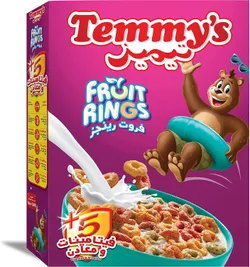 Temmys Corn Flakes Fruit Rings - 500 Gm