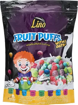 Lino Fruits Puffs Flakes Cereal- 250 Gm