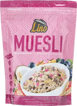 Lino Muesli Oats Flakes With Fruits Mix Dried- 375 G