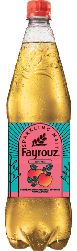 Fayrouz Apple Soft Drink Bottle - 970 Ml