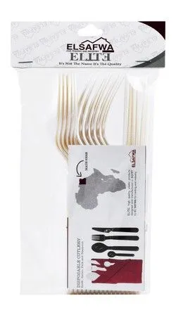 Elite Disposable Plastic Cutlery Set - 1 Set
