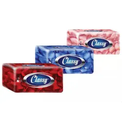 Classy Pack Tissues Pack Of 3 * 550 Tissues + 20 Wipes