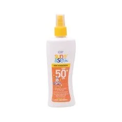 Sun & Sea Water & Sand Resistant Kids Sunscreen Spray Spf50+ - Fragrance Free