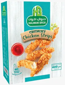 Halwani Bros Crunchy Chicken Strips- 400 Gm