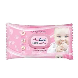 Max Touch 2Wet Wipes- 2&120 Pieces