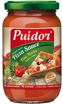 Puidor - Sauce Pizza Fine Herbs - 360G