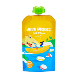 Just Fruits Apple And Banana Baby Food - 110G
