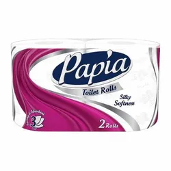 Papia Toilet Towel 3Ply- 2 Pieces