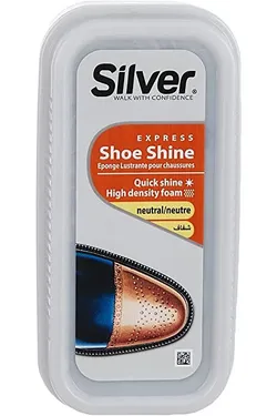 Silver Mega Shine Sponge Natrual- 1 Piece